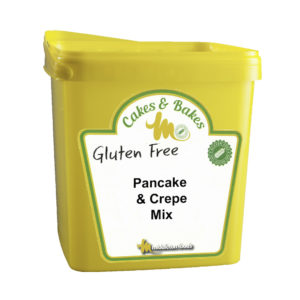 Gluten Free Pancake & Crepe Mix 3kg - available from MKG Foods - your foodservice provider in the Midlands.