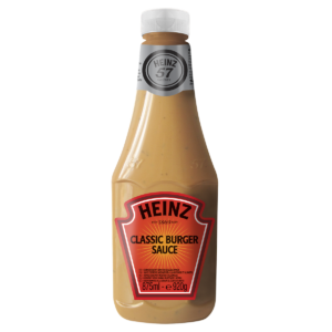 A1117 - heinz classic burger sauce. Available from MKG Foods, your foodservice partner in the Midlands.